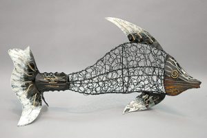 Metalen Vis gevlochten